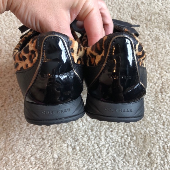 New! Cole Haan Bria Calf Hair Sneakers-8 - Picture 4 of 7